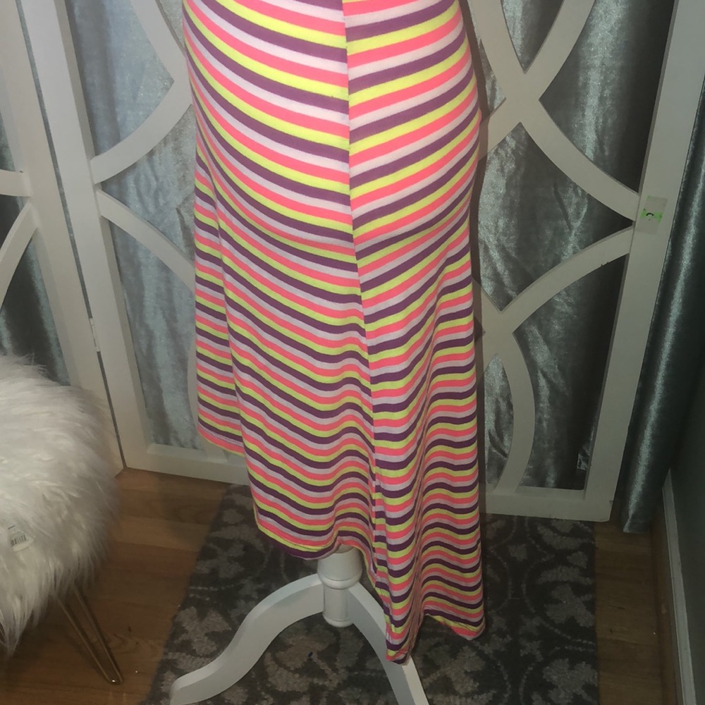 High Low Racer back Tank Dress - Picture 5 of 9
